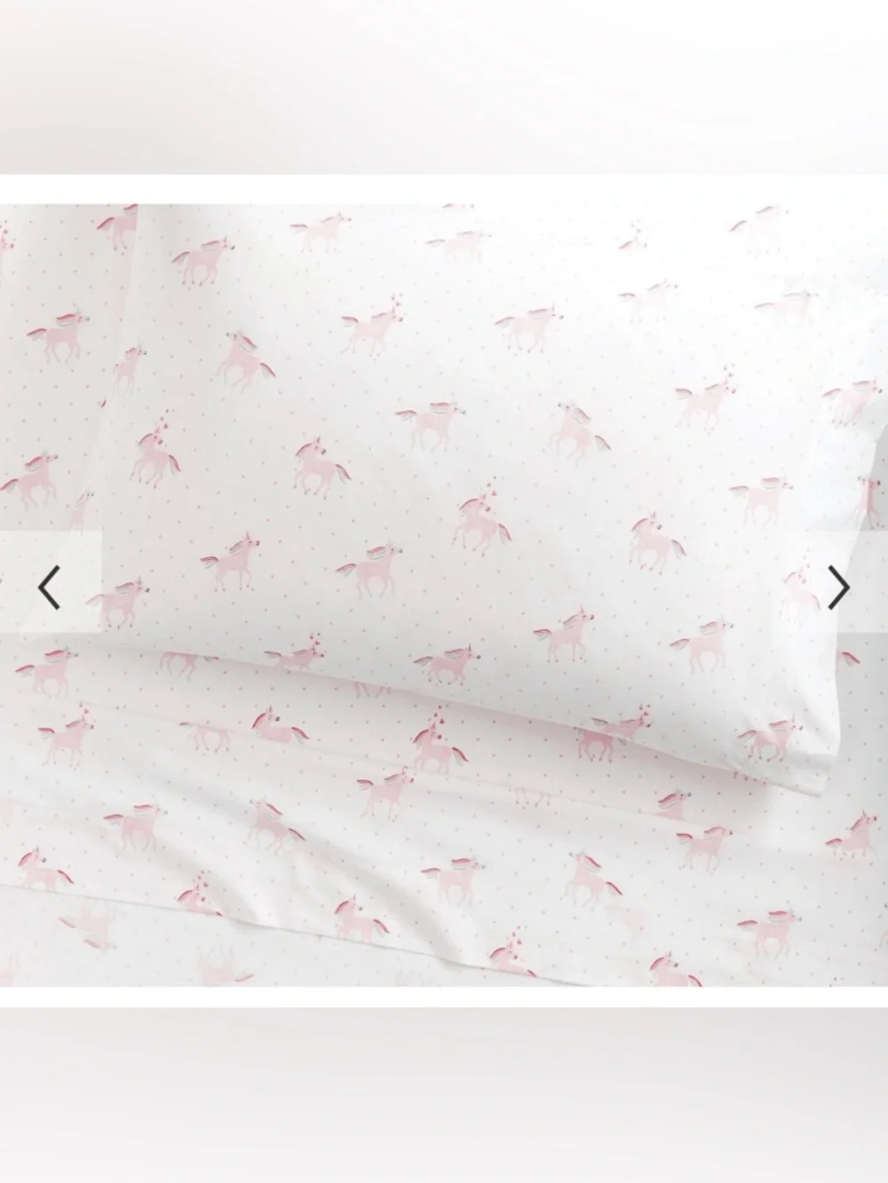 Pottery Barn Kids Rainbow Unicorn Sheets